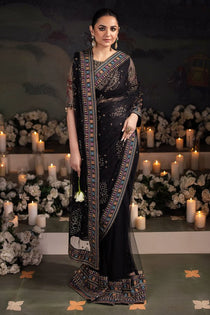 NL-78 RUHI | ALFAAZ Festive Unstitched Collection | Nureh - Portia Fabrics
