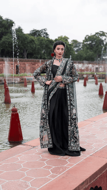 Noir I Ember Festive Edit '25 I Aylin - Portia Fabrics