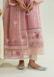 Noor e Ghulab I Nazākat I Zarqash - Portia Fabrics