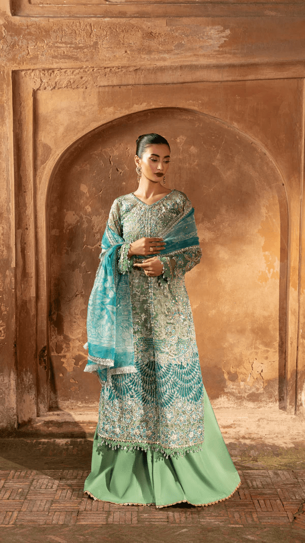 Ocean Bloom I Ember Festive Edit '25 I Aylin - Portia Fabrics