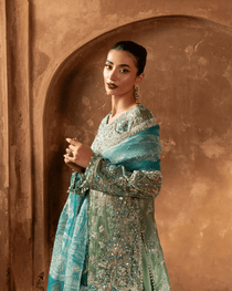 Ocean Bloom I Ember Festive Edit '25 I Aylin - Portia Fabrics
