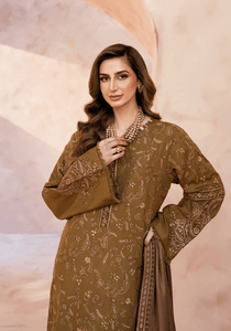 OLIVE REVERIE I The Winter Edt- Luxe Pret '25 I Zarqash - Portia Fabrics