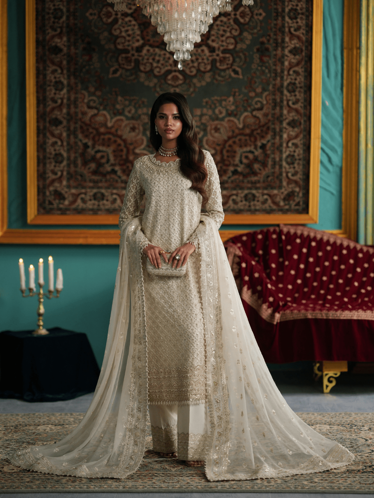 PAKEZAH-D8 | Afsaanah Vol-II | Zevk - Portia Fabrics