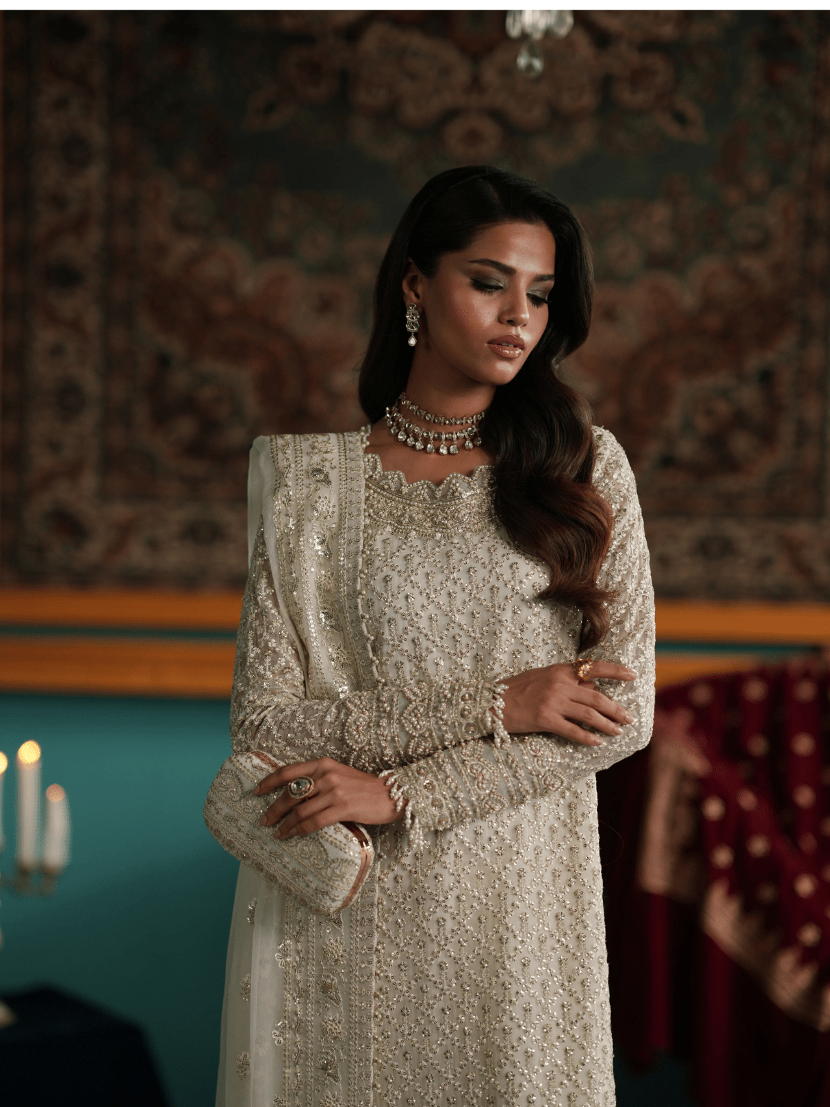 PAKEZAH-D8 | Afsaanah Vol-II | Zevk - Portia Fabrics
