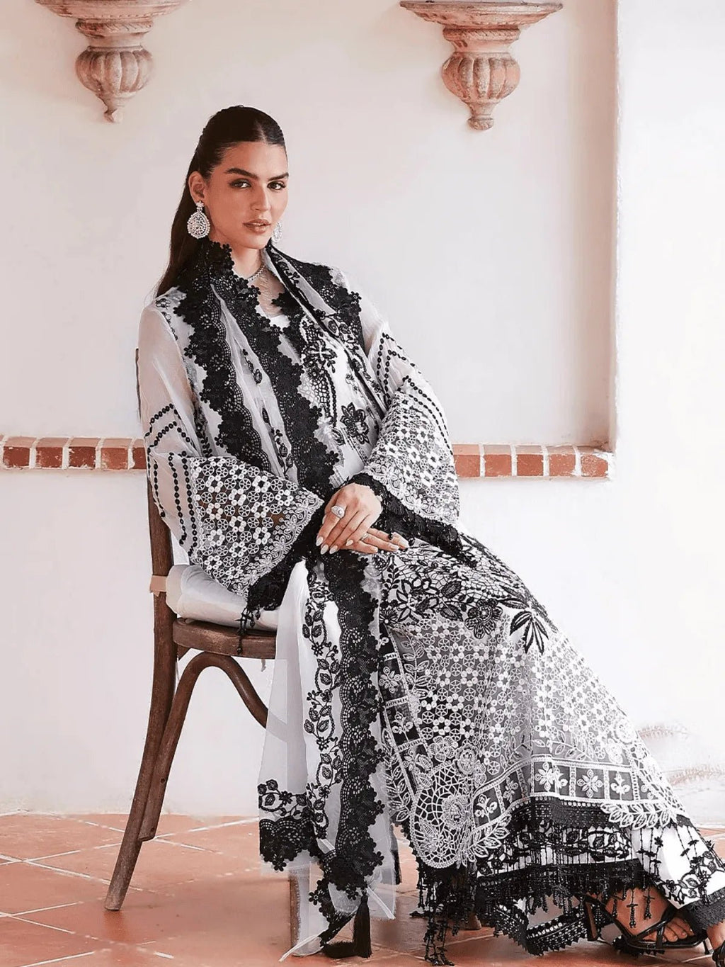 PEARl-lU26-05 | Lumiere Chiffon 26 | Saira Rizwan - Portia Fabrics