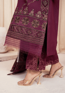 PLUM REVERI I The Winter Edt- Luxe Pret '25 I Zarqash - Portia Fabrics