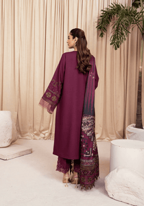 PLUM REVERI I The Winter Edt- Luxe Pret '25 I Zarqash - Portia Fabrics