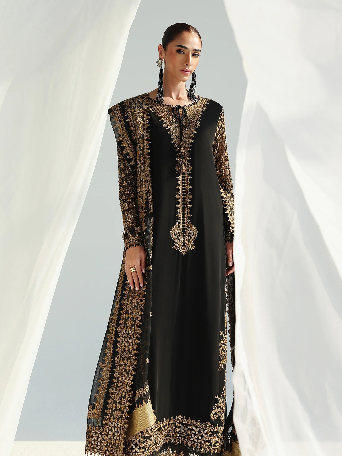 QCC-06 WALIYA | Chiffon '26 | Qalamkar Main image
