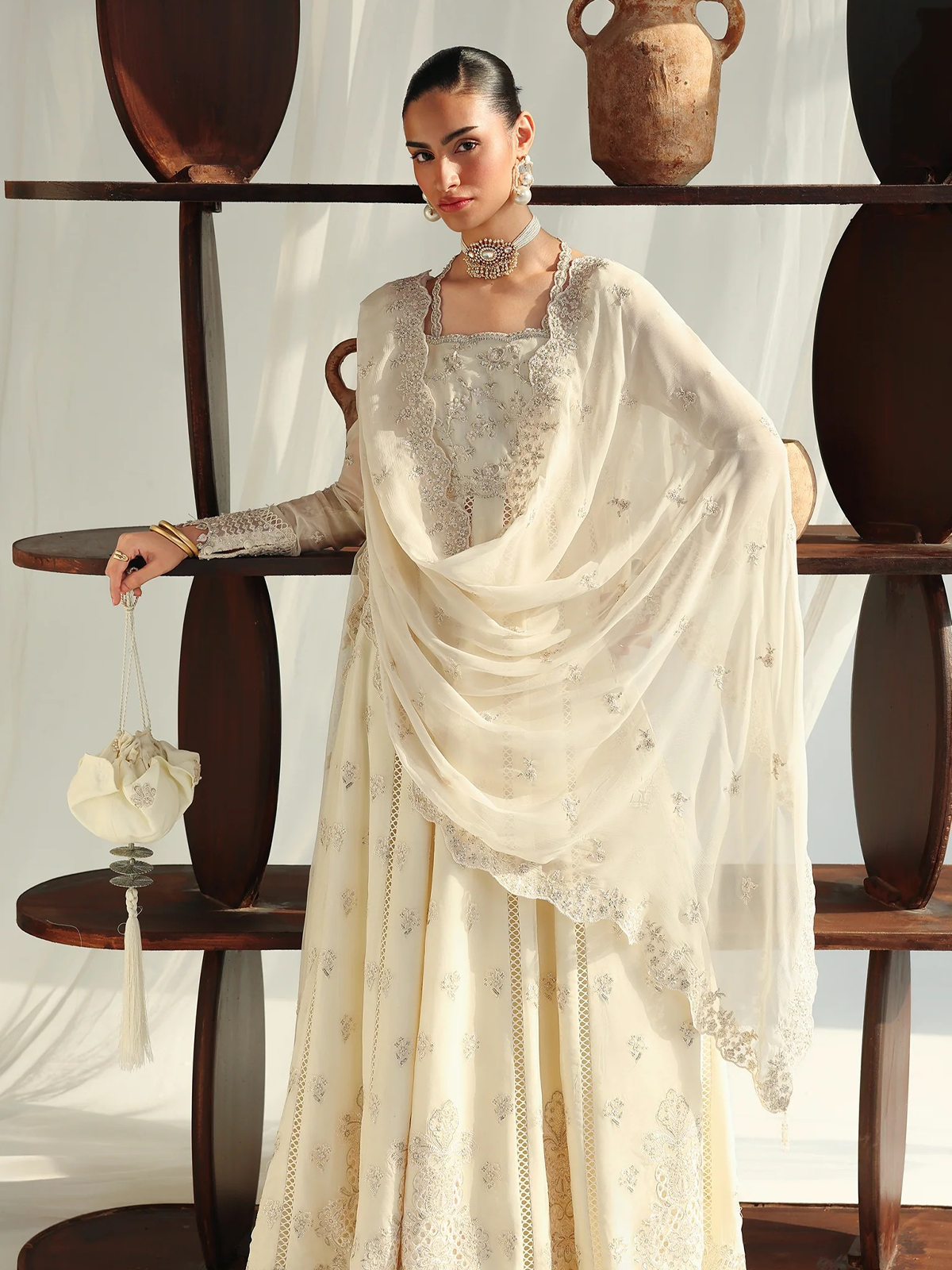 QCC-07 AMERA | Chiffon '26 | Qalamkar Main image