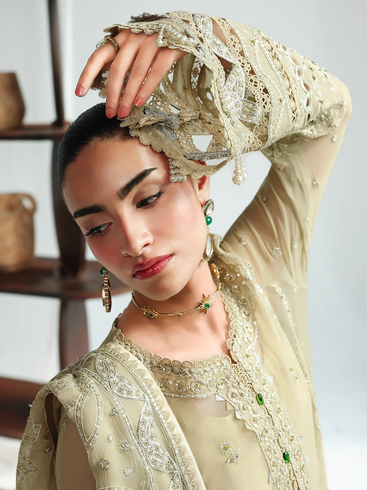 QCC-01 DEENA | Chiffon '26 | Qalamkar Secondary image