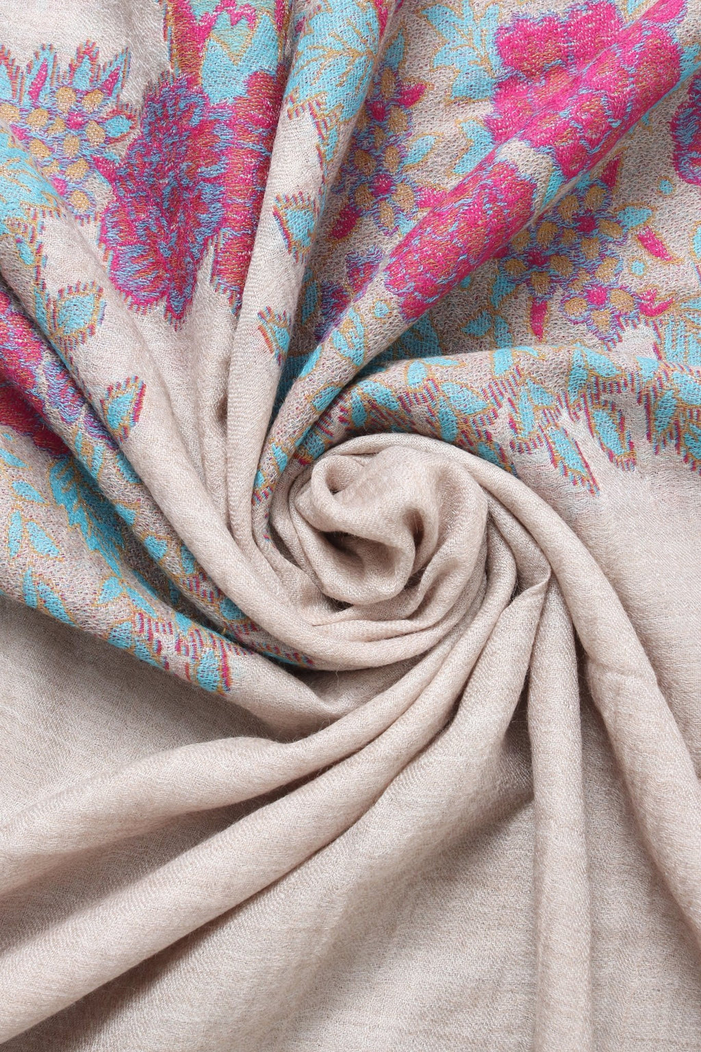 Pure Kaani Pashmina Stoler - Portia Fabrics