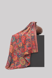Pure Pashmina Indian Kaani Shawl - Portia Fabrics