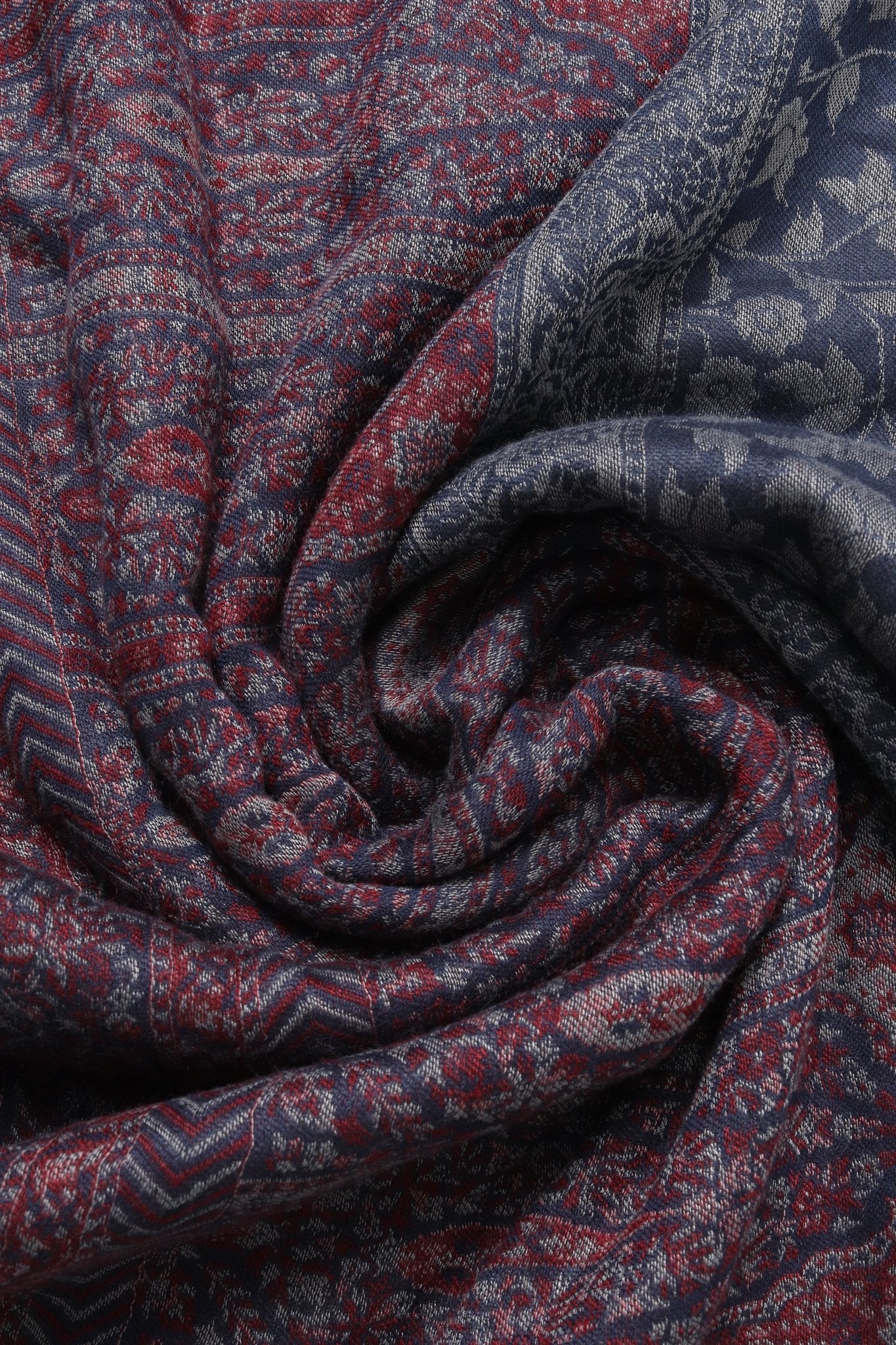 Pure Pashmina Kaani Shawl - Portia Fabrics