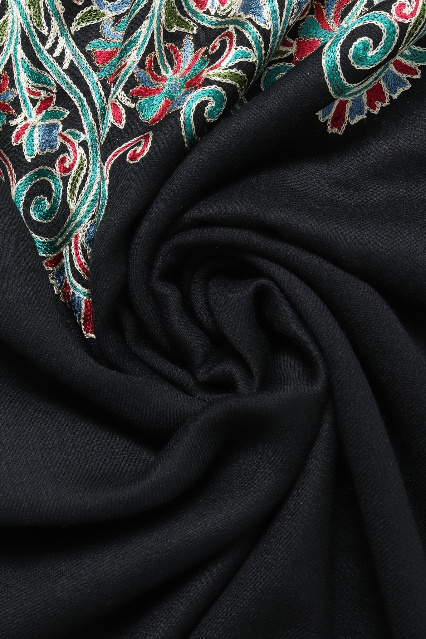 Pure Pashmina Qalamkar Shawl - Portia Fabrics