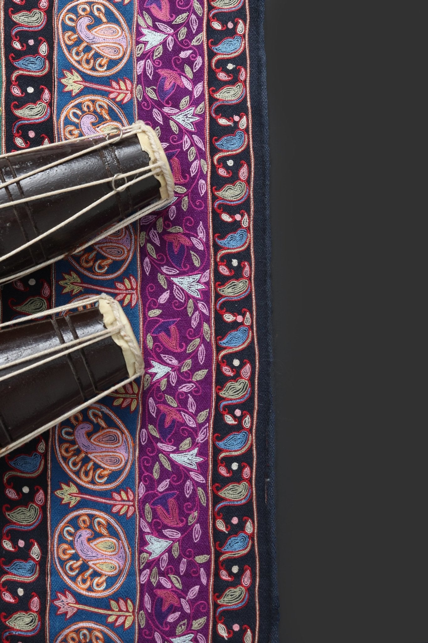 Pure Pashmina Qalamkar Shawl - Portia Fabrics