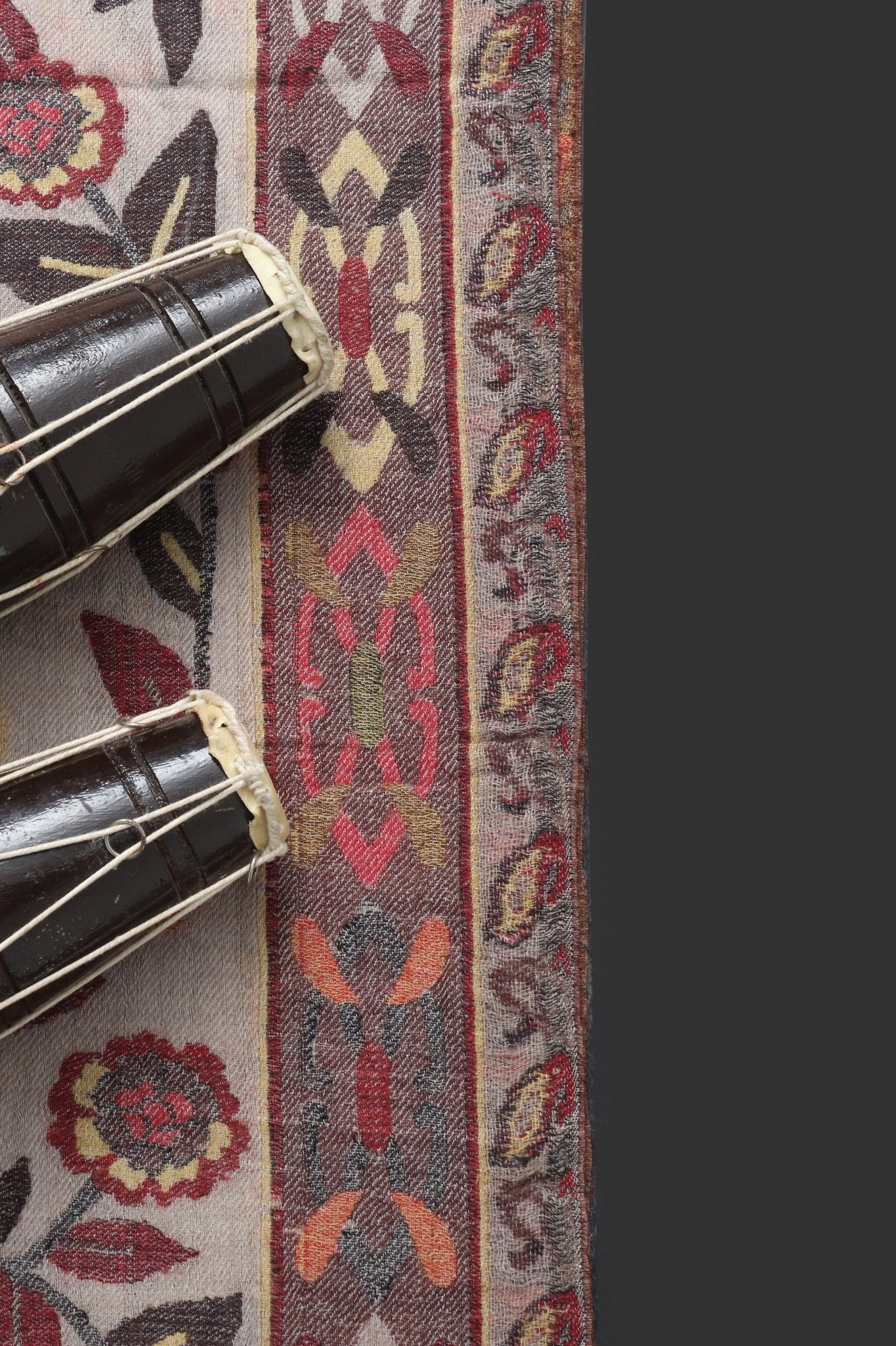 Pure Pashmina Shikargah Shawl - Portia Fabrics