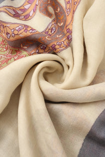 Pure Wool Qalamkar Stoler - Portia Fabrics