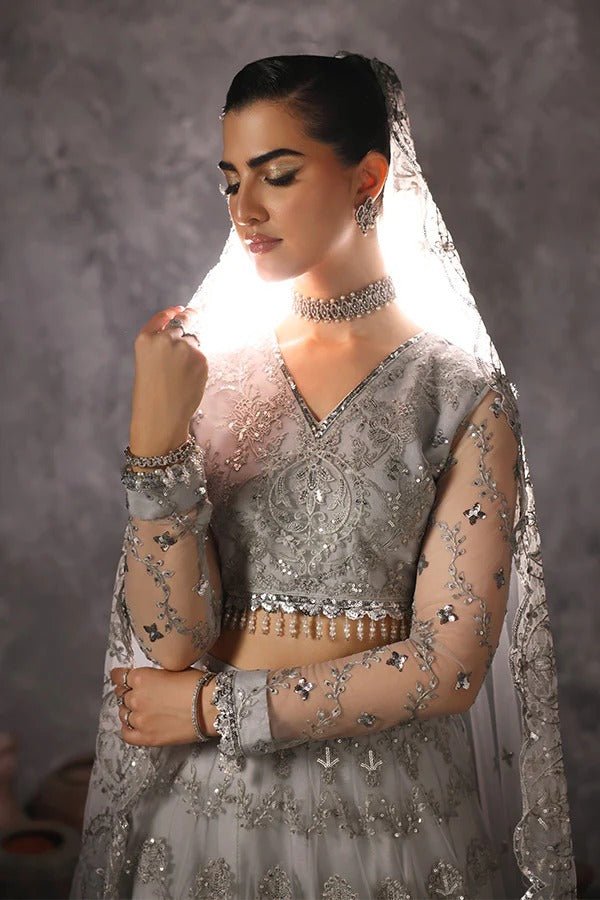 Rang-e-Barq I Saffron - Portia Fabrics