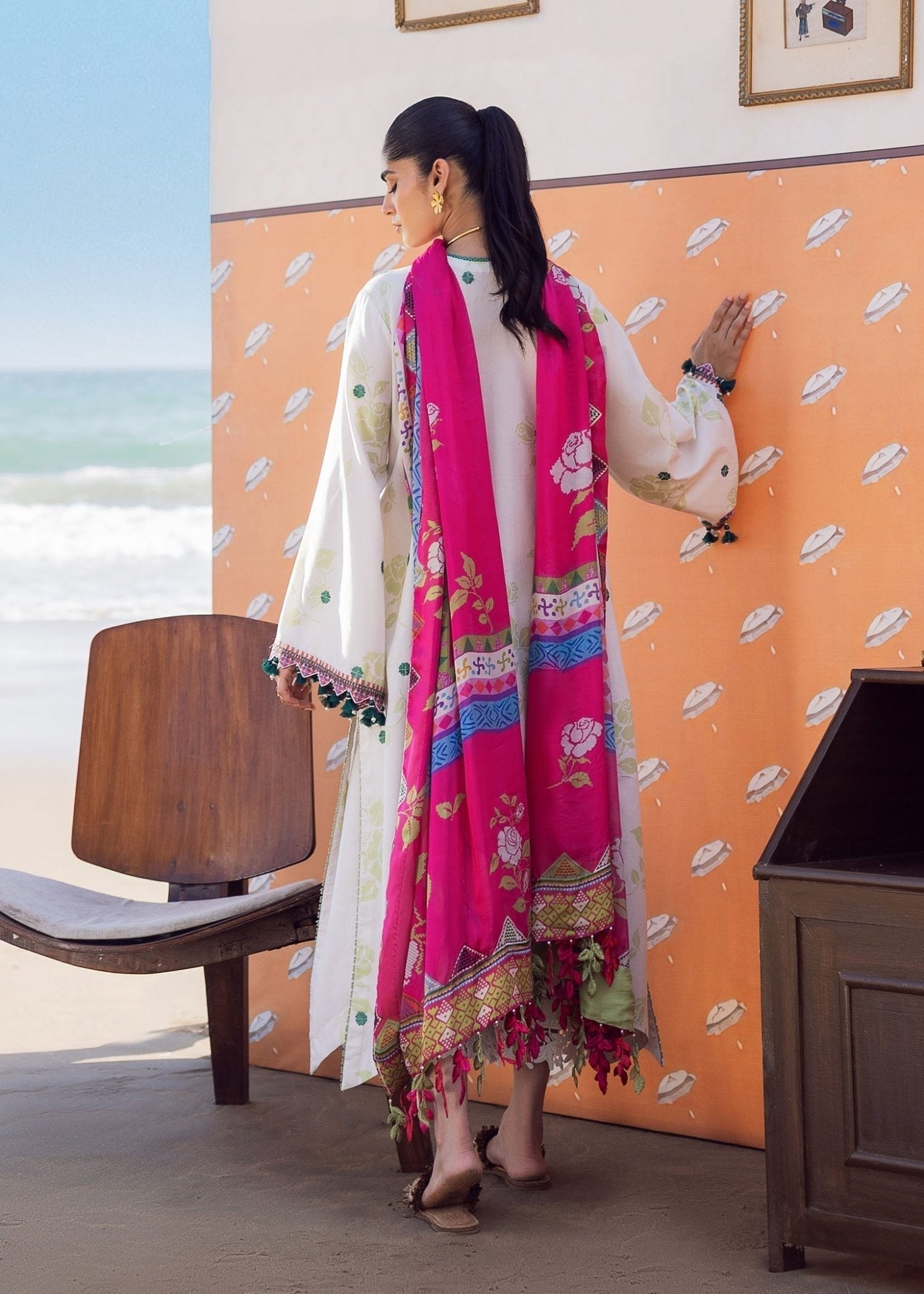 Rosa I Lawn Vol 2 (Unstitched) I Sadaf Fawad Khan - Portia Fabrics