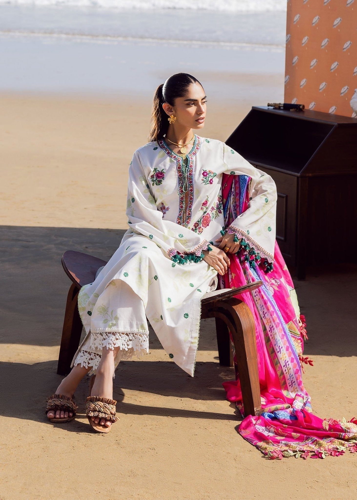 Rosa I Lawn Vol 2 (Unstitched) I Sadaf Fawad Khan - Portia Fabrics