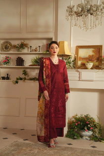 Rosette Radiance I Yakeen I Aneela Rizwan - Portia Fabrics