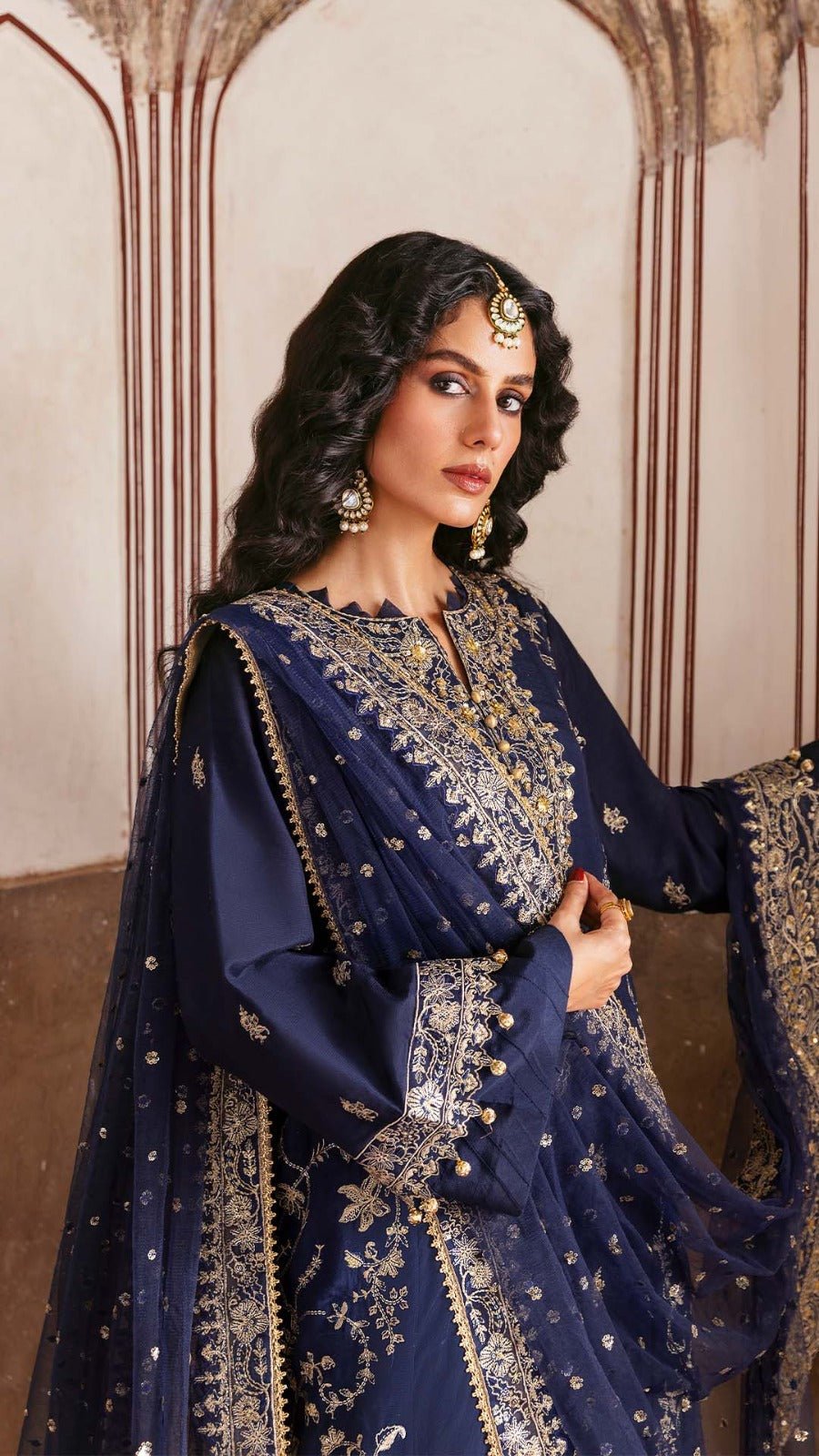 Ruhani I Arzu Festive Unstitched Collection I Zarqash - Portia Fabrics