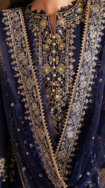 Ruhani I Arzu Festive Unstitched Collection I Zarqash - Portia Fabrics