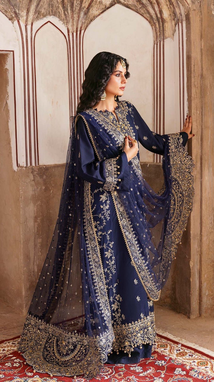 Ruhani I Arzu Festive Unstitched Collection I Zarqash - Portia Fabrics Main image