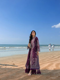 S-01 | Sirene Luxury Lawn '26 I MAHNUR - Portia Fabrics