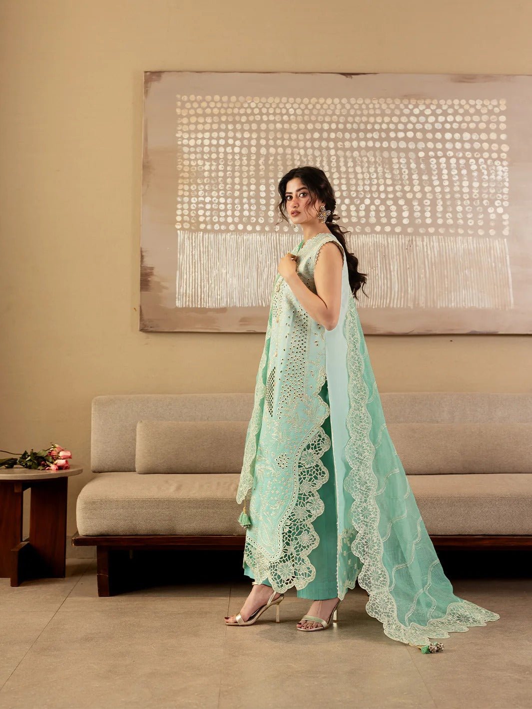 S-08 | Sirene Luxury Lawn '26 I MAHNUR - Portia Fabrics