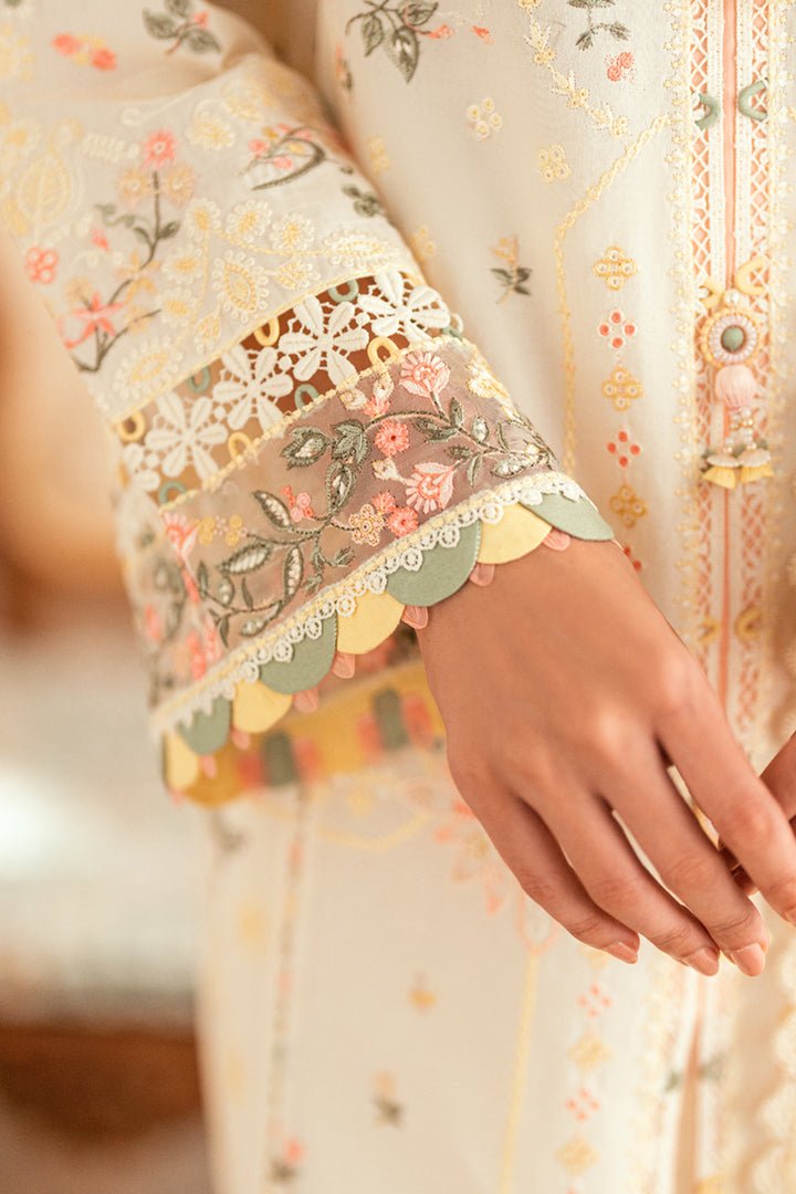 SB-01 Rina I Luxury Lawn Eid Edit 2025 I Qalamkar - Portia Fabrics