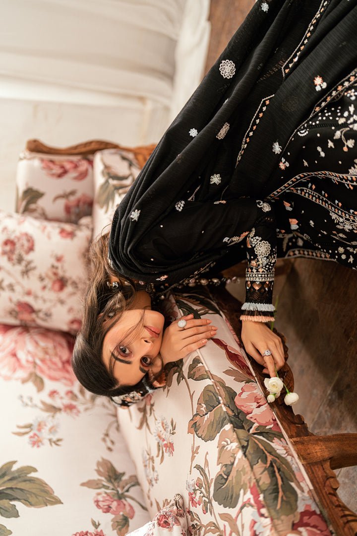 SB-03 Misha I Luxury Lawn Eid Edit 2025 I Qalamkar - Portia Fabrics