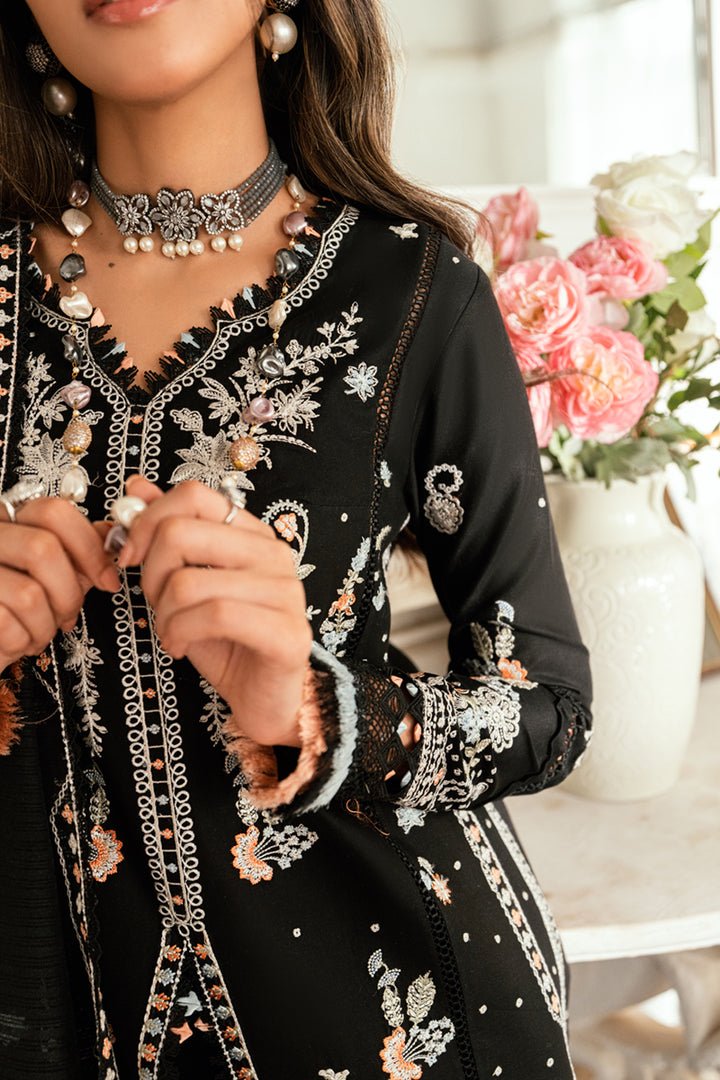 SB-03 Misha I Luxury Lawn Eid Edit 2025 I Qalamkar - Portia Fabrics