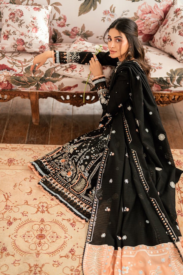 SB-03 Misha I Luxury Lawn Eid Edit 2025 I Qalamkar - Portia Fabrics