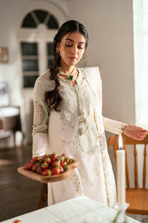 SB-10 Nadia I Luxury Lawn Eid Edit 2025 I Qalamkar - Portia Fabrics