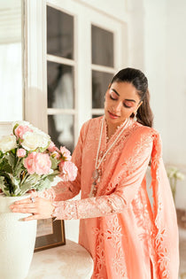 SB-12 Jafa I Luxury Lawn Eid Edit 2025 I Qalamkar - Portia Fabrics