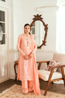 SB-12 Jafa I Luxury Lawn Eid Edit 2025 I Qalamkar - Portia Fabrics