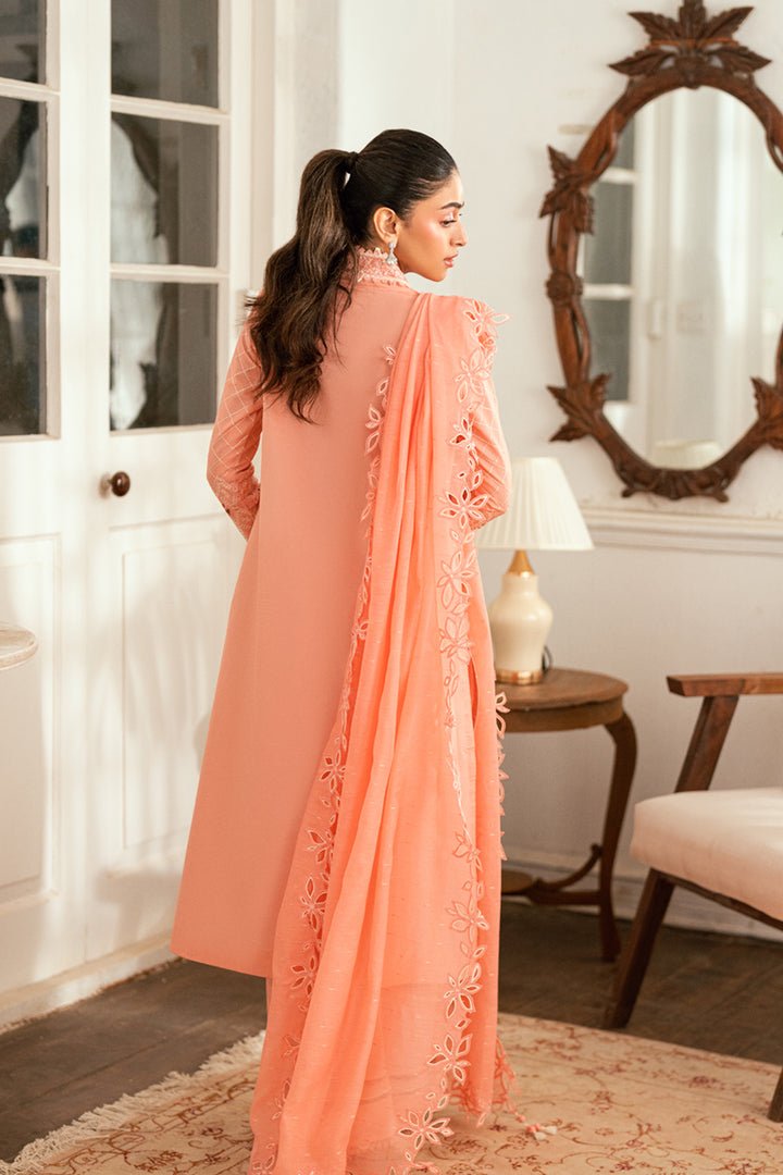 SB-12 Jafa I Luxury Lawn Eid Edit 2025 I Qalamkar - Portia Fabrics