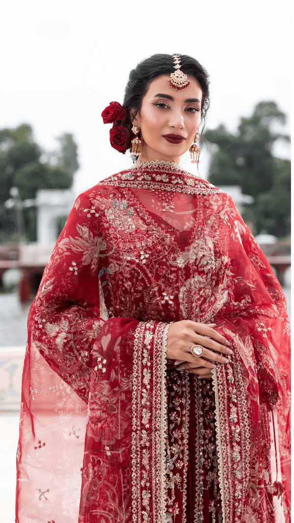 Scarlet I Ember Festive Edit '25 I Aylin - Portia Fabrics