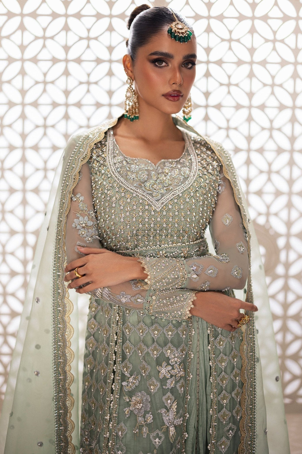 SERAPHINA (ZC24-03) | Zaha Gossamer '24 | Zaha by Khadija Shah - Portia Fabrics
