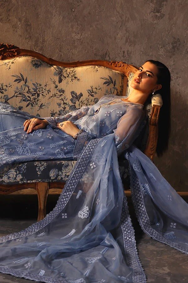 Shama-e-Feroz I Saffron - Portia Fabrics