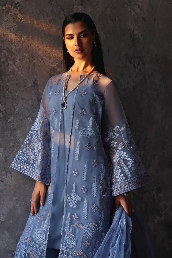 Shama-e-Feroz I Saffron - Portia Fabrics