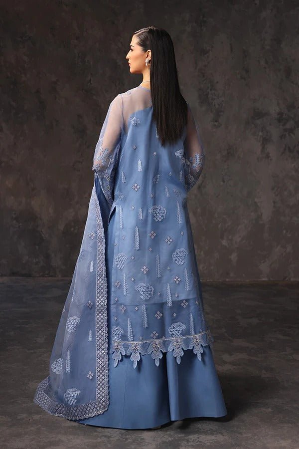 Shama-e-Feroz I Saffron - Portia Fabrics