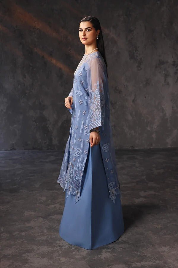 Shama-e-Feroz I Saffron - Portia Fabrics