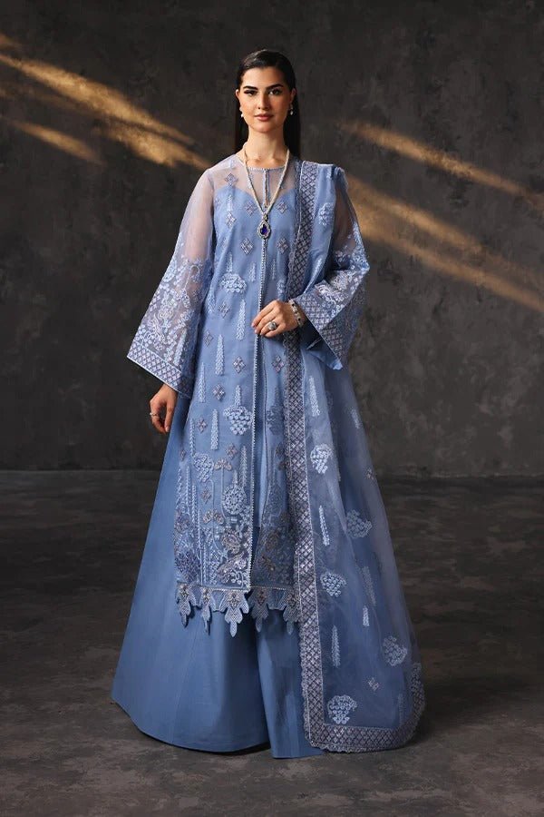 Shama-e-Feroz I Saffron - Portia Fabrics