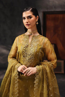 Shola-e-Noor I Saffron - Portia Fabrics