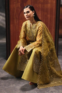 Shola-e-Noor I Saffron - Portia Fabrics