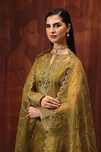 Shola-e-Noor I Saffron - Portia Fabrics