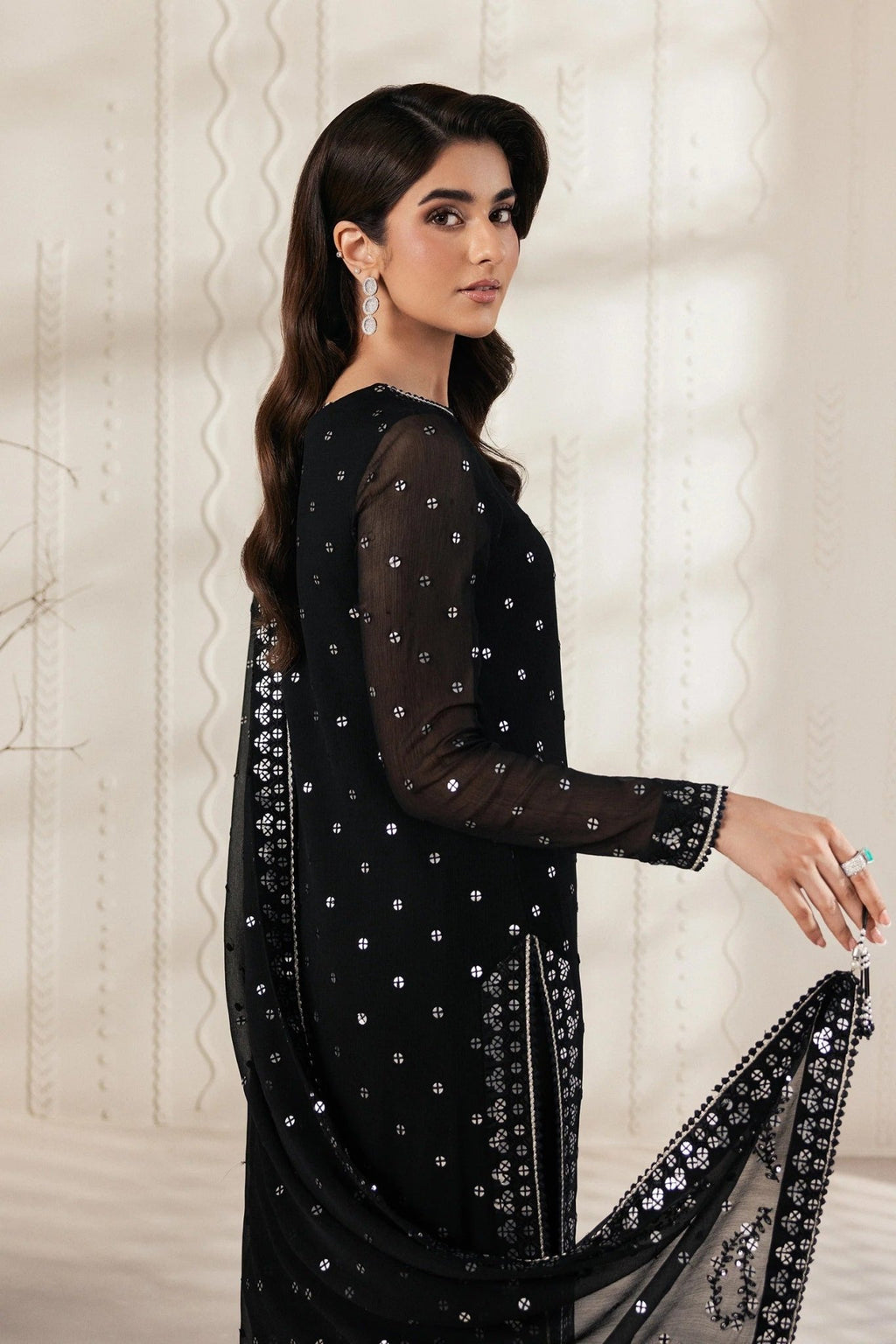 SIYARA | Bayaan Chiffon | Zarif - Portia Fabrics