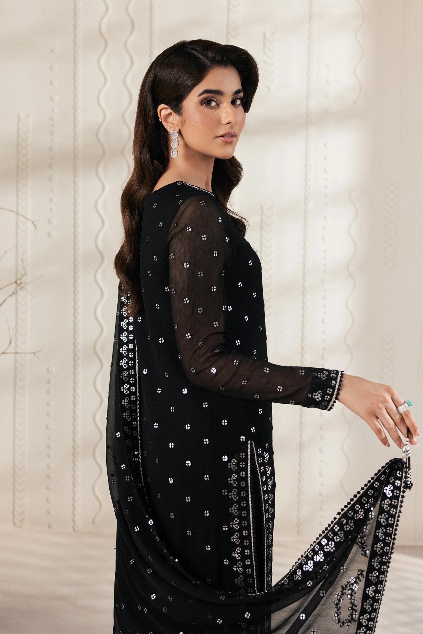 SIYARA | Bayaan Chiffon | Zarif - Portia Fabrics
